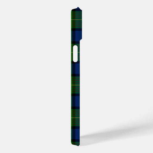 Muir Moore tartan blau kariert Case-Mate iPhone Hülle (Rückseite / Rechts)