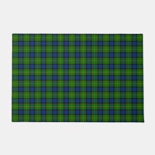 Muir Moore tartan blau kariert Fußmatte