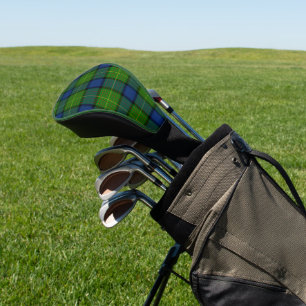 Muir Moore tartan blau kariert Golf Headcover