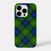 Muir Moore tartan blau kariert iPhone Hülle (Rückseite)