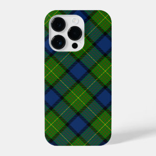 Muir Moore tartan blau kariert iPhone 14 Pro Hülle