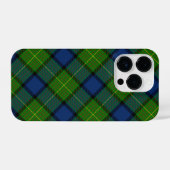 Muir Moore tartan blau kariert iPhone Hülle (Rückseite (Horizontal))