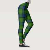 Muir Moore tartan blau kariert Leggings (Rechts)