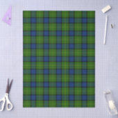 Muir Moore tartan blau kariert Seidenpapier (Basteln)