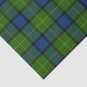 Muir Moore tartan blau kariert Seidenpapier (Detail)