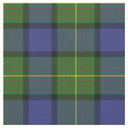 Muir Tartan-Druck Stoff (Nahaufnahme)