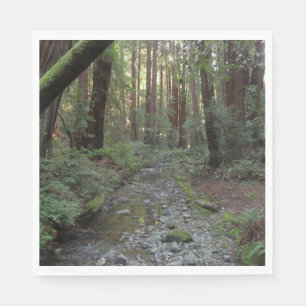 Muir Woods Bach Waldlandschaft Serviette