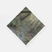 Muir Woods Bach Waldlandschaft Serviette (Ecke)