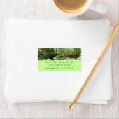 Muir Woods Bridge I Adressaufkleber (Insitu)