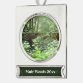 Muir Woods Bridge I Banner-Ornament Silber (Links)