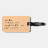 Muir Woods Bridge I Gepäckanhänger (Rückseite horizontal)