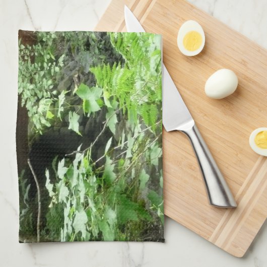 Muir Woods Bridge I Geschirrtuch (Viertel Falte)