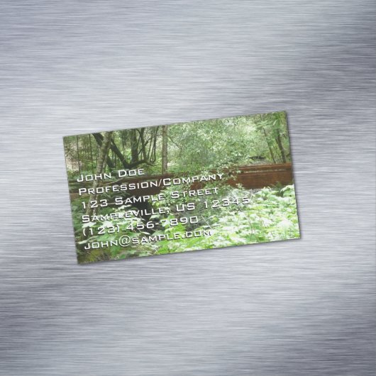 Muir Woods Bridge I Magnetische Visitenkarte (Beispiel)