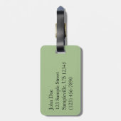 Muir Woods Bridge II Gepäckanhänger (Rückseite vertikal)