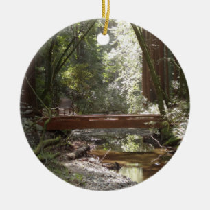 Muir Woods Brücke II Keramikornament