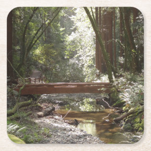 Muir Woods Brücke II Rechteckiger Pappuntersetzer