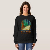 Muir Woods National Monument California Emblem Sweatshirt (Vorne ganz)