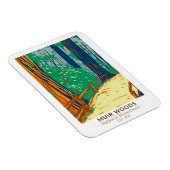 Muir Woods National Monument California Vintag Magnet (Rechte Seite)