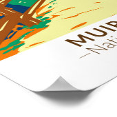 Muir Woods National Monument California Vintag Poster (Ecke)