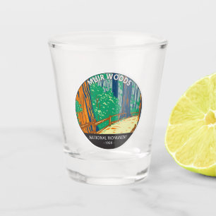 Muir Woods National Monument California Vintag Schnapsglas