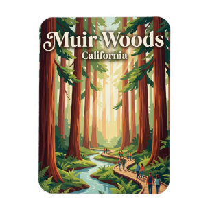 Muir Woods National Monument Kalifornien Magnet