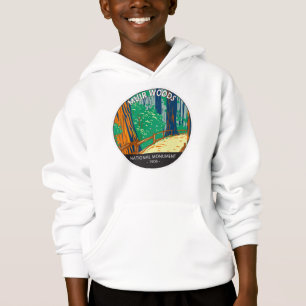 Muir Woods National Monument Kalifornien Vintage Hoodie