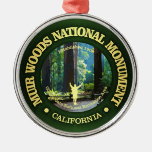 Muir Woods National Monument Ornament Aus Metall