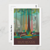 Muir Woods National Monument Postcard Postkarte (Vorne/Hinten)