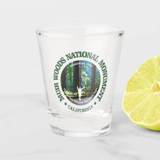 Muir Woods National Monument Schnapsglas (Vorderseite)