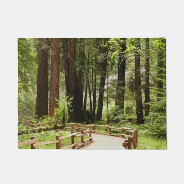 Muir Woods Path I Naturefotografie Fußmatte (Vorderseite)