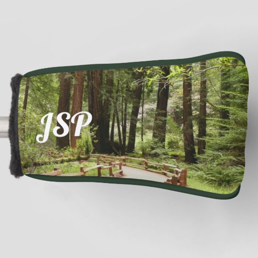 Muir Woods Path I Naturefotografie Golf Headcover (Vorderseite)
