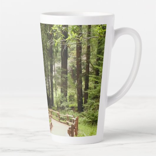 Muir Woods Path I Naturefotografie Milchtasse (Rechts)