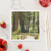 Muir Woods Path I Naturefotografie Serviette (Beispiel)