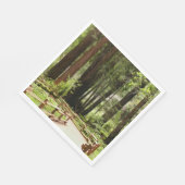 Muir Woods Path I Naturefotografie Serviette (Ecke)