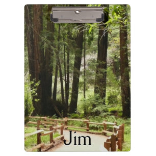 Muir Woods Path I Naturfotografie Klemmbrett