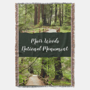 Muir Woods Path II Naturfotografie Decke