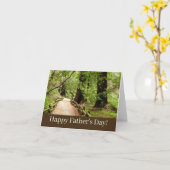 Muir Woods Path II Naturfotografie Karte (Gelbe Blume)