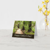 Muir Woods Path II Naturfotografie Karte (Gelbe Blume)