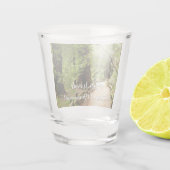 Muir Woods Path II Naturfotografie Schnapsglas (Rückseite)