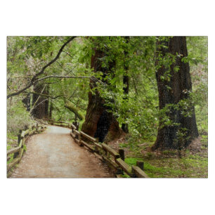 Muir Woods Path II Naturfotografie Schneidebrett
