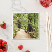 Muir Woods Path II Naturfotografie Serviette (Beispiel)