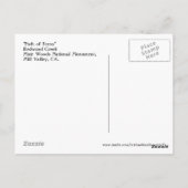 Muir Woods Postcard Postkarte (Rückseite)