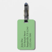 Muir Woods Stream Forest Landschaft Gepäckanhänger (Rückseite vertikal)