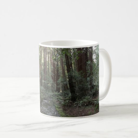 Muir Woods Stream Forest Landschaft Kaffeetasse (VorderseiteRechts)