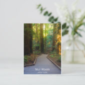 Muir Woods Walkway California Products Postkarte (Stehend Vorderseite)