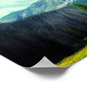 Muir zitieren die Berge als Landschaftskunst Poster (Ecke)