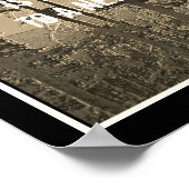 Muir zitieren Natur Kunst Plakat Bergkiefern (Ecke)