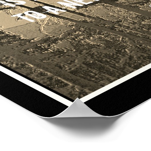 Muir zitieren Natur Kunst Plakat Bergkiefern (Ecke)