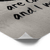 Muir zitieren Poster, das die Berge nennen Poster (Ecke)