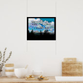 Muir zitieren Poster-Kunst, die die Berge nennen Poster (Küche)